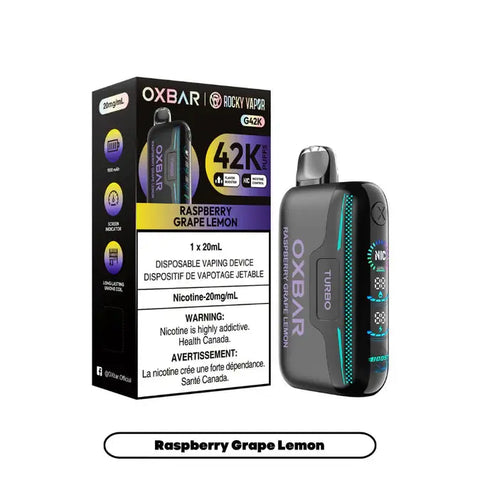 Rocky Vapor Oxbar G42K | Vape Cloud Canada Nimbus Distro 20mg-Raspberry-Grape-Lemon 41.99  Vape Cloud