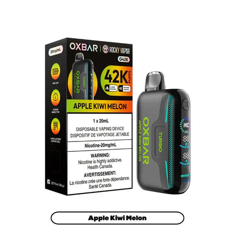 Rocky Vapor Oxbar G42K | Vape Cloud Canada Nimbus Distro 20mg-Apple-Kiwi-Melon 41.99  Vape Cloud