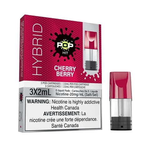 POP Hybrid Pods - *ONLINE CLEARANCE SALES ONLY* Smoke Arsenal Cherry-Berry 10.99  Vape Cloud