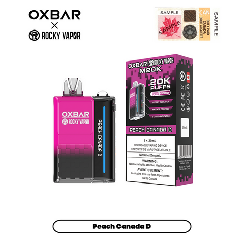 OxBar M20K - Peach Canada D | Vape Cloud Canada