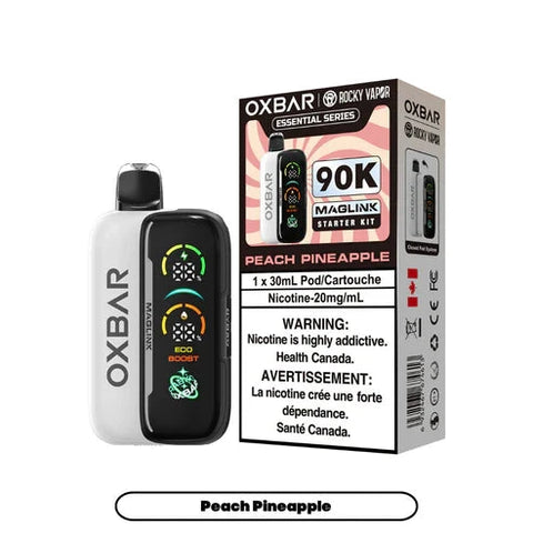 Rocky Vapor Oxbar Maglink Starter Kit | Vape Cloud Canada Vape Cloud Peach Pineapple 44.99  Vape Cloud
