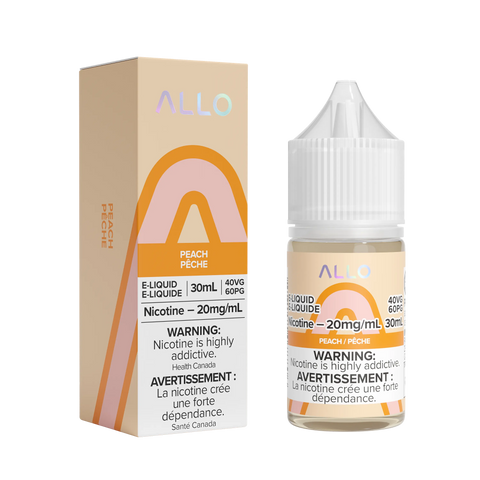 Allo E-Liquid (Salt 30mL) Pacific Smoke 20mg ON Tax / Peach 30.50  Vape Cloud