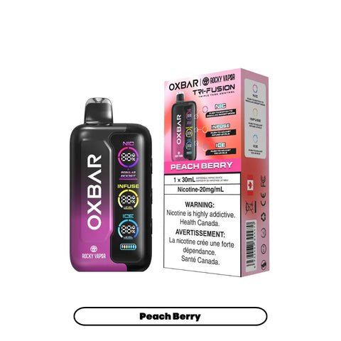 Oxbar Tri Fusion | Vape Cloud Canada Vape Cloud Peach Berry 44.99  Vape Cloud