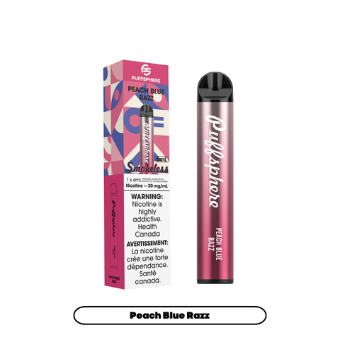 Puffsphere Smokeless | Vape Cloud Canada Nimbus Distro 20mg ON Tax / Peach Blue Razz 25.99  Vape Cloud