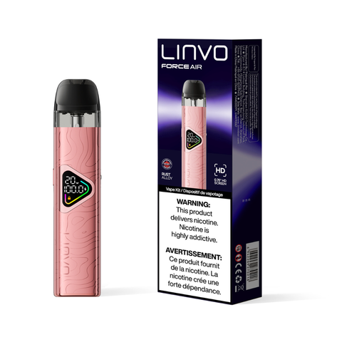 LINVO Force Air Pod Kit [CRC] in Rust Alloy with retail packaging