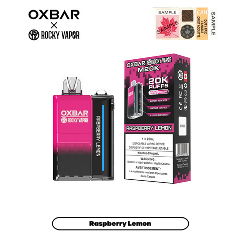 OxBar M20K - Raspberry Lemon | Vape Cloud Canada