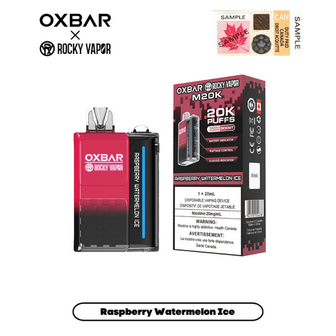 OxBar M20K - Raspberry Watermelon Ice | Vape Cloud Canada