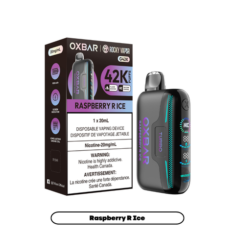 Rocky Vapor Oxbar G42K | Vape Cloud Canada Nimbus Distro 20mg ON Tax / Raspberry R Ice 41.99  Vape Cloud