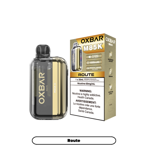 Oxbar M85K | Vape Cloud Canada Nimbus Distro Route 45.99  Vape Cloud