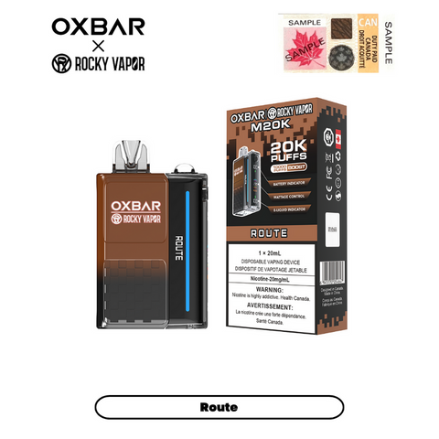 OxBar M20K - Route | Vape Cloud Canada