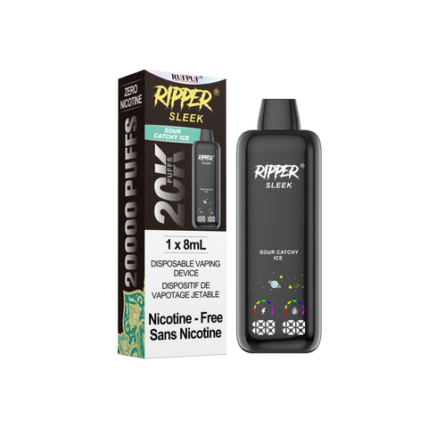 Ripper SLEEK Zero Nic Disposable (20k Puff) 0 mg | Vape Cloud Canada Ripper SLEEK Zero Nic Disposable (20k Puff) 0 mg | Vape Cloud Canada