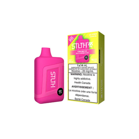 STLTH 8k Pro - Citrus Burst Ice | Vape Cloud Canada