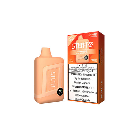 STLTH 8k Pro - Peach Mango Ice | Vape Cloud Canada