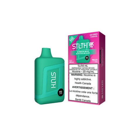 STLTH 8k Pro - Watermelon Lime Ice | Vape Cloud Canada