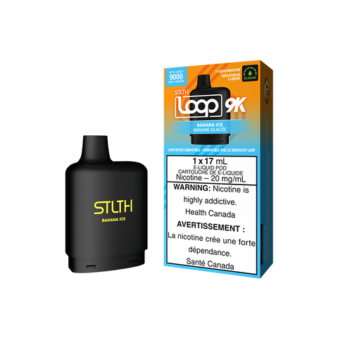 STLTH - Loop 9k - Banana Ice | Vape Cloud Canada