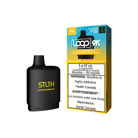 STLTH - Loop 9k - Blue Razz Lemon Ice | Vape Cloud Canada