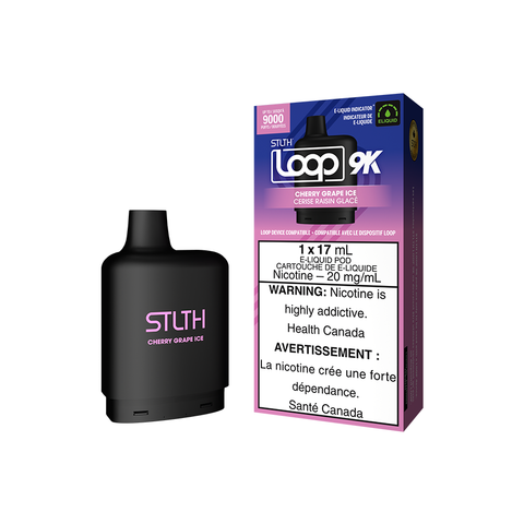 STLTH - Loop 9k - Cherry Grape Ice | Vape Cloud Canada