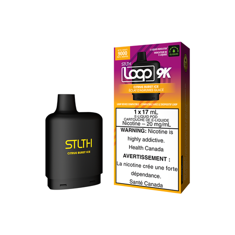 STLTH - Loop 9k - Citrus Burst Ice | Vape Cloud Canada