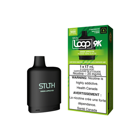 STLTH - Loop 9k - Green Apple Ice | Vape Cloud Canada