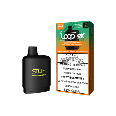 STLTH - Loop 9k - Honeydew Mango Ice | Vape Cloud Canada