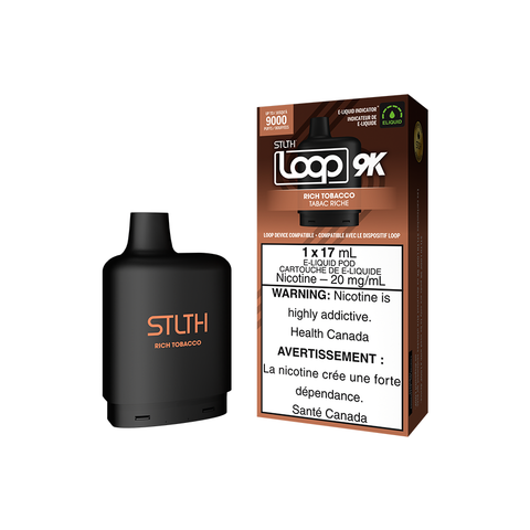 STLTH - Loop 9k - Rich Tobacco | Vape Cloud Canada