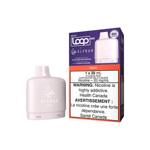 STLTH Loop Max x Elfbar Disposable Vape Pod Smoke Arsenal Peach 30.99  Vape Cloud