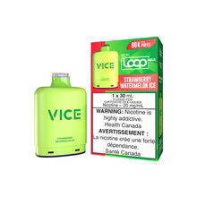 Valor STLTH Loop Max X Vice Pod pack featuring strawberry watermelon ice flavor in pre-filled pods.
