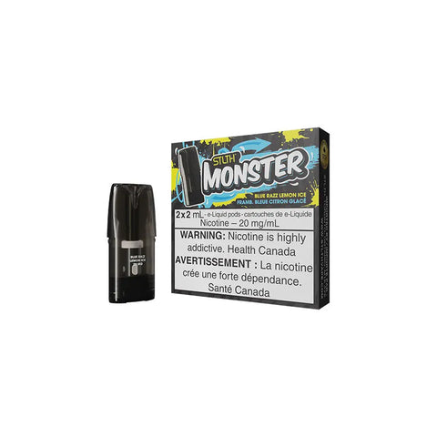 STLTH Pods - Monster - Blue Razz Lemon Ice | Vape Canada - Vape Vape Cloud STLTH Pods - Monster - Blue Razz Lemon Ice | Vape Canada - Vape Vape Cloud
