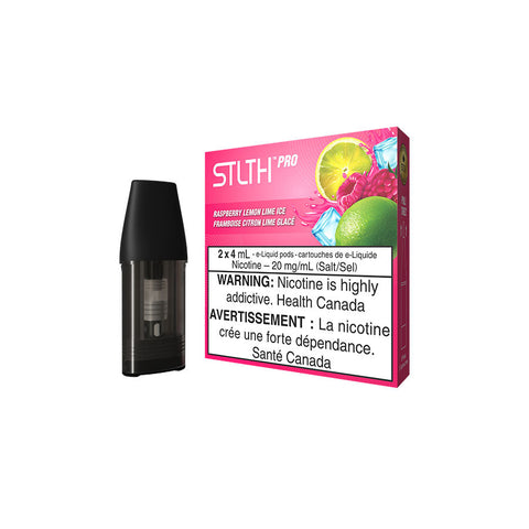 STLTH Pro Pods - Raspberry Lemon Lime Ice | Vape Cloud Canada