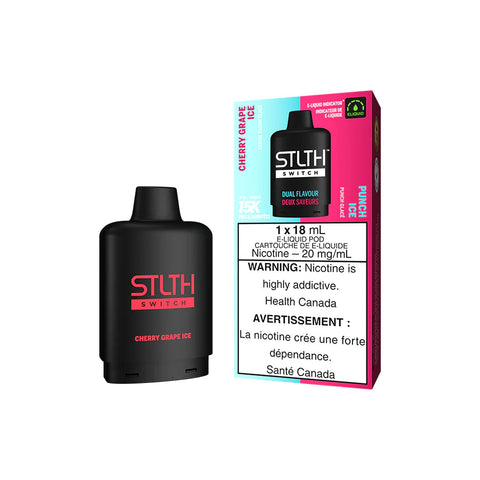 STLTH - Switch Pods | Vape Cloud Canada Valor 20mg-ON-TAX-Cherry-Grape-Ice-and-Punch-Ice 23.99  Vape Cloud
