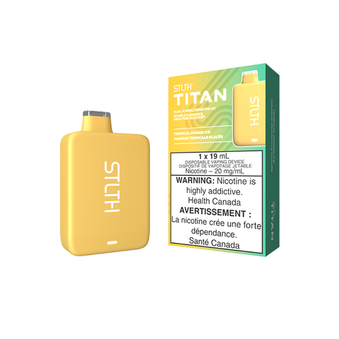 STLTH - Titan 10k - Tropical Mango Ice | Vape Cloud Canada