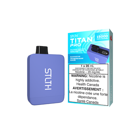 STLTH - Titan Pro - Blue Razz Ice | Vape Cloud Canada