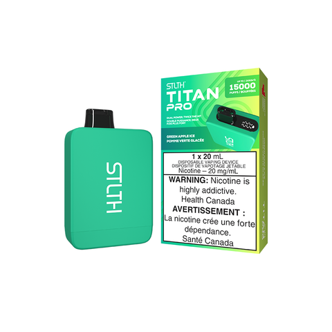 STLTH - Titan Pro - Green Apple Ice | Vape Cloud Canada