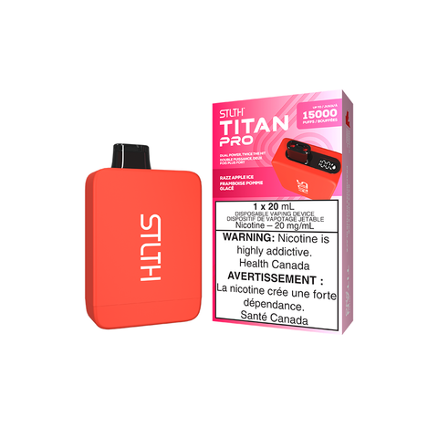 STLTH - Titan Pro - Razz Apple Ice | Vape Cloud Canada