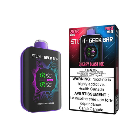 STLTH x Geek Bar Disposable | Vape Cloud Canada Valor Cherry Blast Ice 48.99  Vape Cloud
