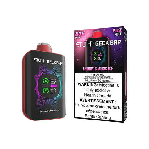 STLTH x Geek Bar Disposable | Vape Cloud Canada Valor Cherry Classic Ice 48.99  Vape Cloud