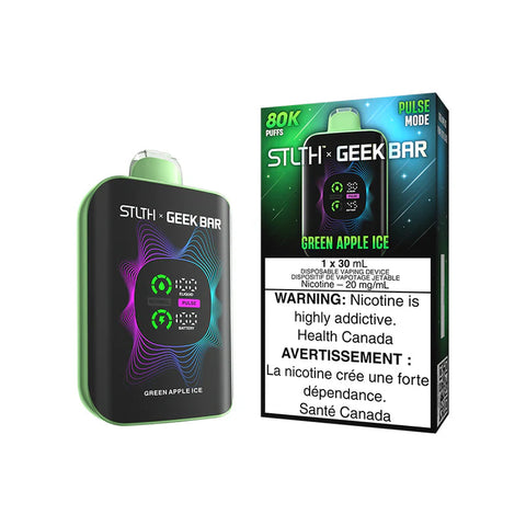 STLTH x Geek Bar Disposable | Vape Cloud Canada Valor Green Apple Ice 48.99  Vape Cloud