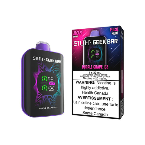 STLTH x Geek Bar Disposable | Vape Cloud Canada Valor Purple Grape Ice 48.99  Vape Cloud
