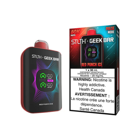 STLTH x Geek Bar Disposable | Vape Cloud Canada Valor Red Punch Ice 48.99  Vape Cloud