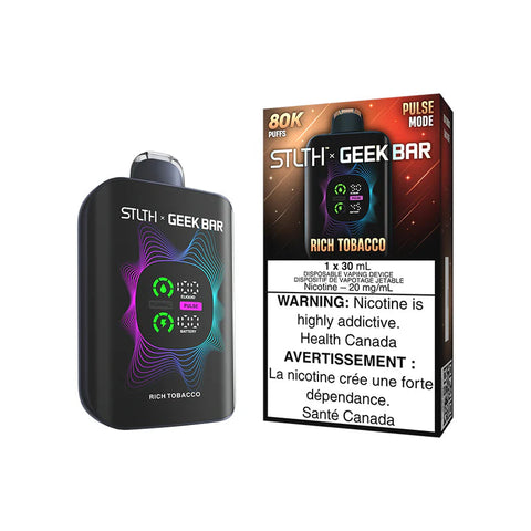 STLTH x Geek Bar Disposable | Vape Cloud Canada Valor Rich Tobacco 48.99  Vape Cloud
