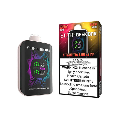 STLTH x Geek Bar Disposable | Vape Cloud Canada Valor Strawberry Banana Ice 48.99  Vape Cloud