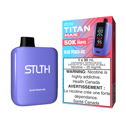 STLTH - Titan Max - Blue Peach Ice | Vape Cloud Canada