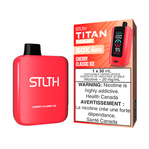 STLTH - Titan Max - Cherry Classic Ice | Vape Cloud Canada