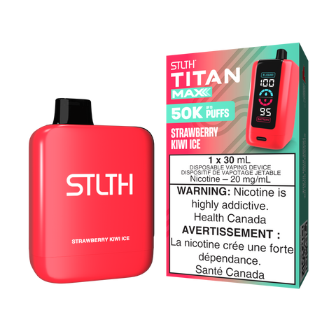 STLTH - Titan Max - Strawberry Kiwi Ice | Vape Cloud Canada