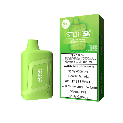 STLTH 5k Disposable | Vape Cloud Canada Valor 20mg / Apple Kiwi Melon Ice 24.99  Vape Cloud