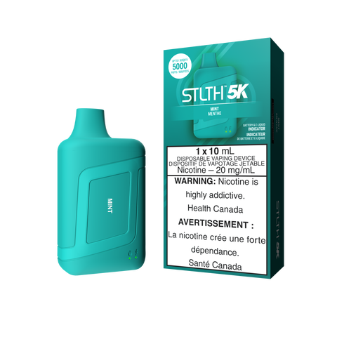 STLTH 5k Disposable | Vape Cloud Canada Valor 20mg / Mint Ice 24.99  Vape Cloud