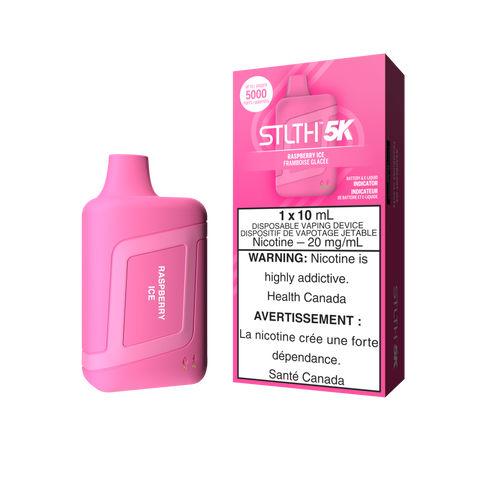 STLTH 5k Disposable | Vape Cloud Canada Valor 20mg / Raspberry Ice 24.99  Vape Cloud