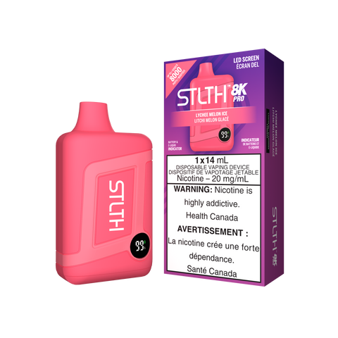 STLTH 8k Pro *ONLINE ONLY CLEARANCE* Valor 20mg / Lychee Melon Ice 24.99  Vape Cloud
