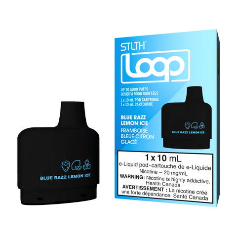 STLTH Loop 5k Vape Pods *ONLINE CLEARANCE SALE ONLY* Valor 20mg / Blue Razz Lemon Ice 9.99  Vape Cloud