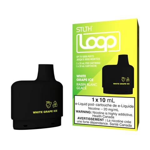 STLTH Loop 5k Vape Pods *ONLINE CLEARANCE SALE ONLY* Valor 20mg / White Grape Ice 9.99  Vape Cloud